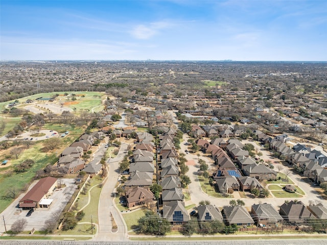 bird's eye view featuring a residential view