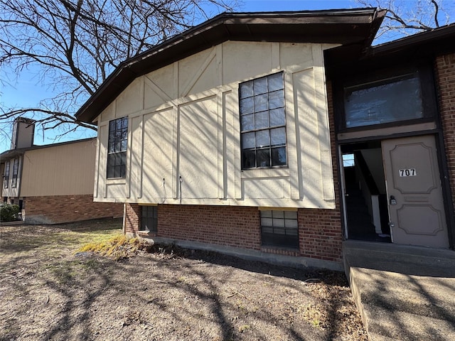 view of side of property