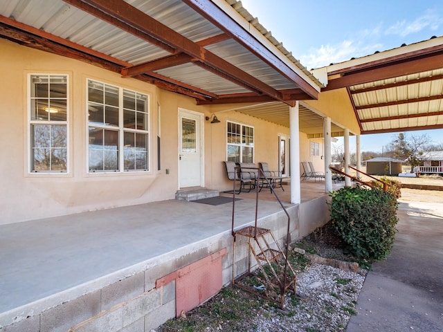 view of patio / terrace