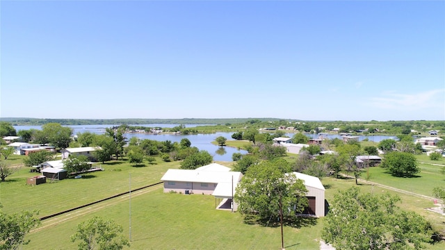 155 Lakeview Dr, Coleman, TX 76834 - bird's eye view of a large body of water