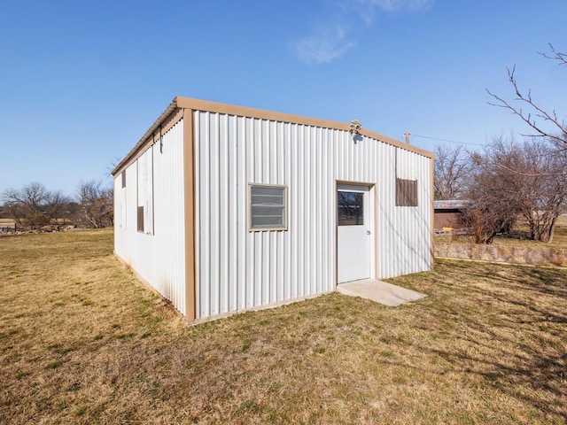 view of outdoor structure