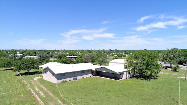 155 Lakeview Dr, Coleman, TX 76834 - view from above of property with a tree filled landscape