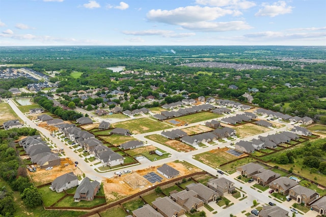 drone / aerial view featuring a residential view