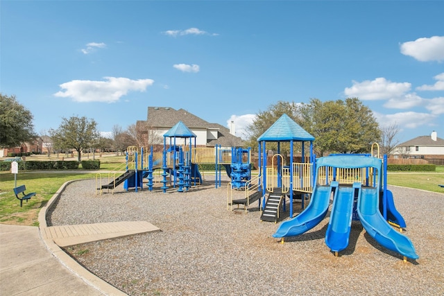 view of communal playground