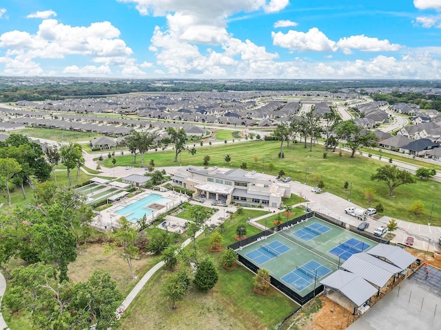 bird's eye view featuring a residential view