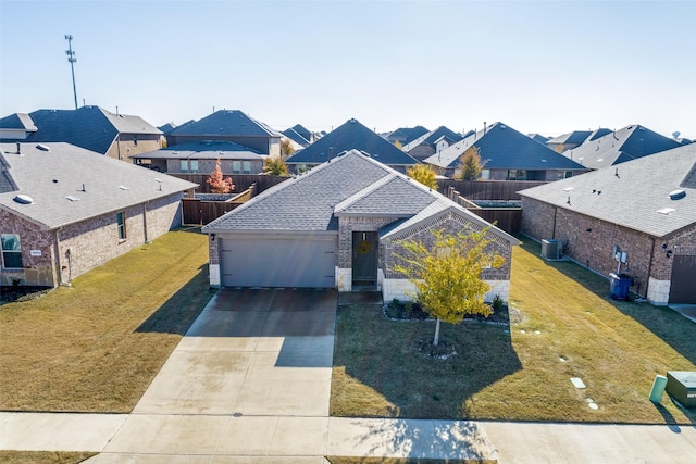 drone / aerial view featuring a residential view