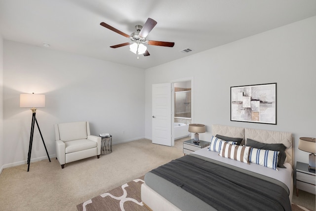 1536 Wolfberry Ln, Northlake, TX 76226 - bedroom featuring carpet, baseboards, and a ceiling fan