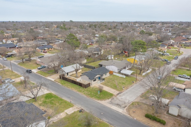 drone / aerial view featuring a residential view