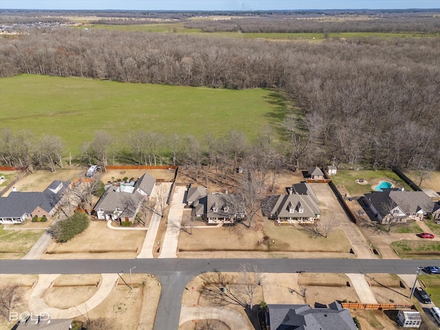 birds eye view of property featuring a residential view