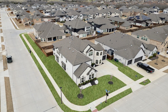 birds eye view of property featuring a residential view