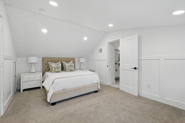 unfurnished bedroom featuring recessed lighting, light wood-type flooring, and baseboards