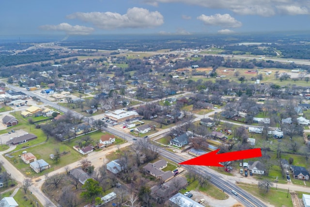 bird's eye view featuring a residential view