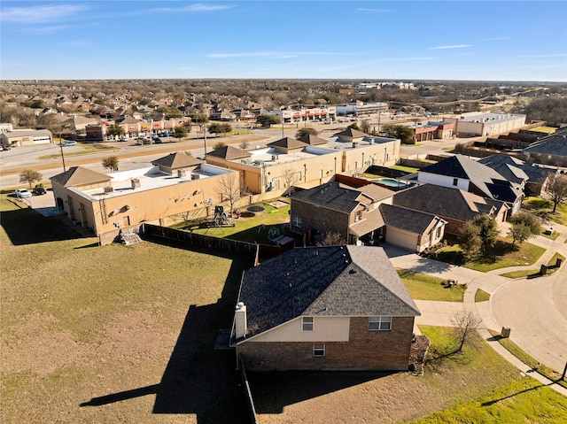 bird's eye view featuring a residential view