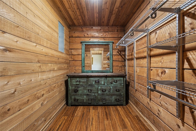 230 Frosty Hollow Rd, Denison, TX 75021 - spacious closet with hardwood / wood-style flooring