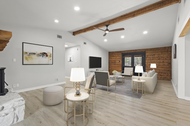 230 Frosty Hollow Rd, Denison, TX 75021 - living area featuring light wood-style flooring, a ceiling fan, baseboards, and recessed lighting