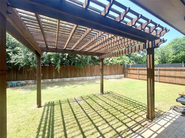 110 Donna Cir, Granbury, TX 76049 - view of yard with a pergola
