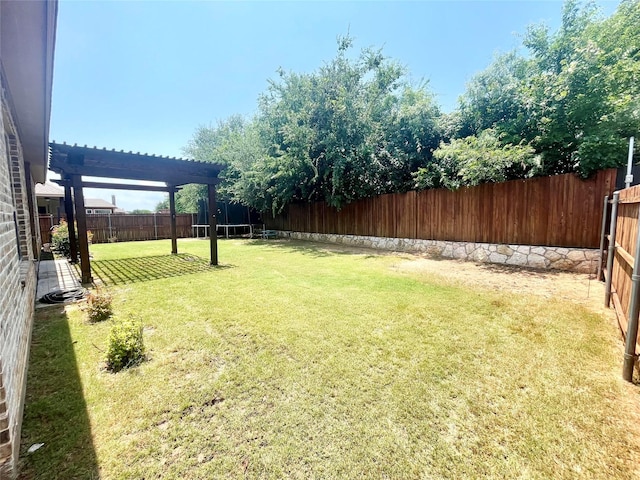 110 Donna Cir, Granbury, TX 76049 - view of yard with a pergola
