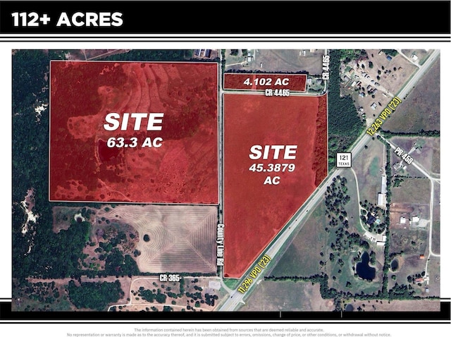 TBD112AC TX-121-BR Eastline Rd, Trenton TX, 75490 land for sale