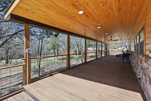 view of deck