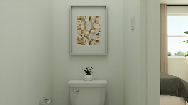 bathroom featuring toilet