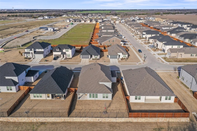 aerial view featuring a residential view