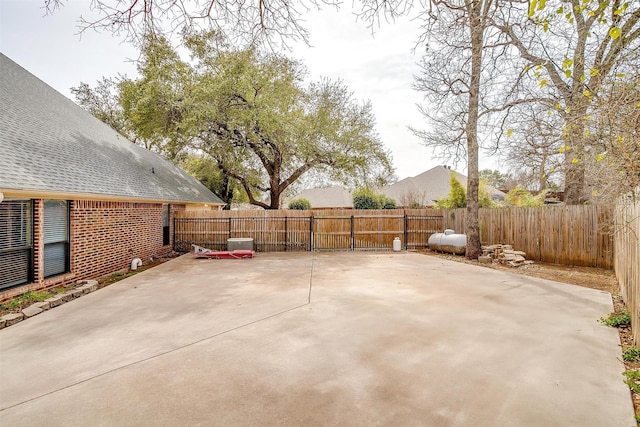 view of patio / terrace featuring a fenced backyard