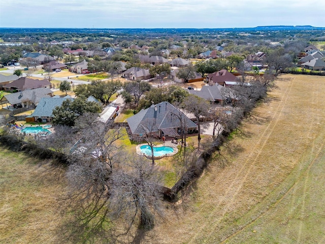 birds eye view of property featuring a residential view