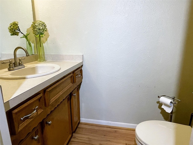 806 Robindale Ln, Fairfield, TX 75840 - bathroom with vanity and wood finished floors
