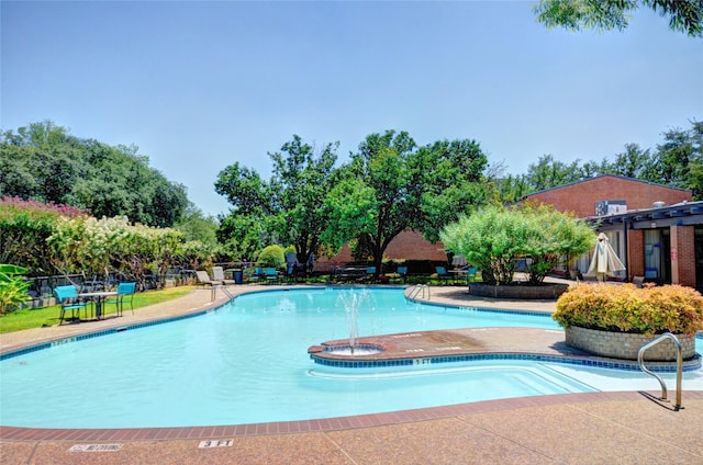 view of pool