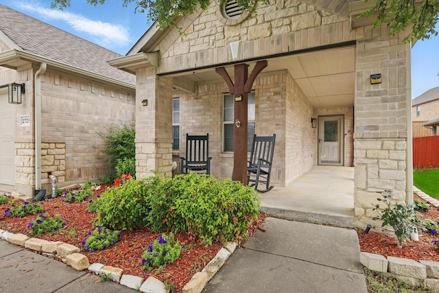 2725 Calmwater Dr, Little Elm, TX 75068 - view of front of house featuring a garage, a front yard, stone siding, and concrete driveway