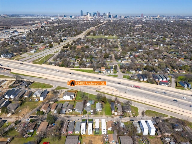 birds eye view of property featuring a residential view