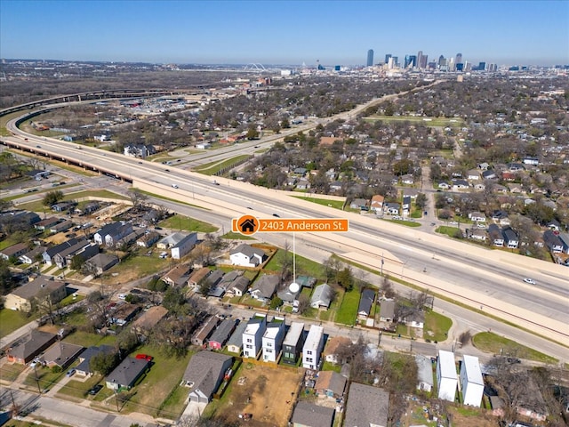 birds eye view of property featuring a residential view