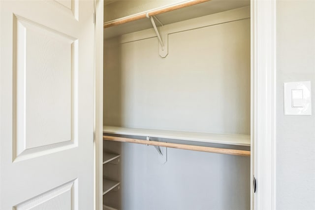 view of closet