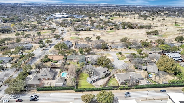 aerial view featuring a residential view