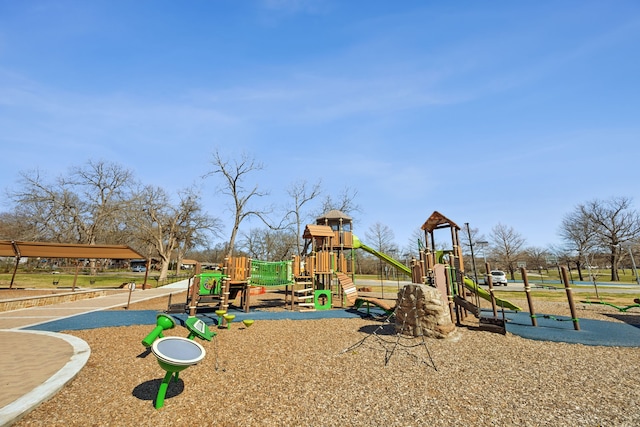 view of communal playground