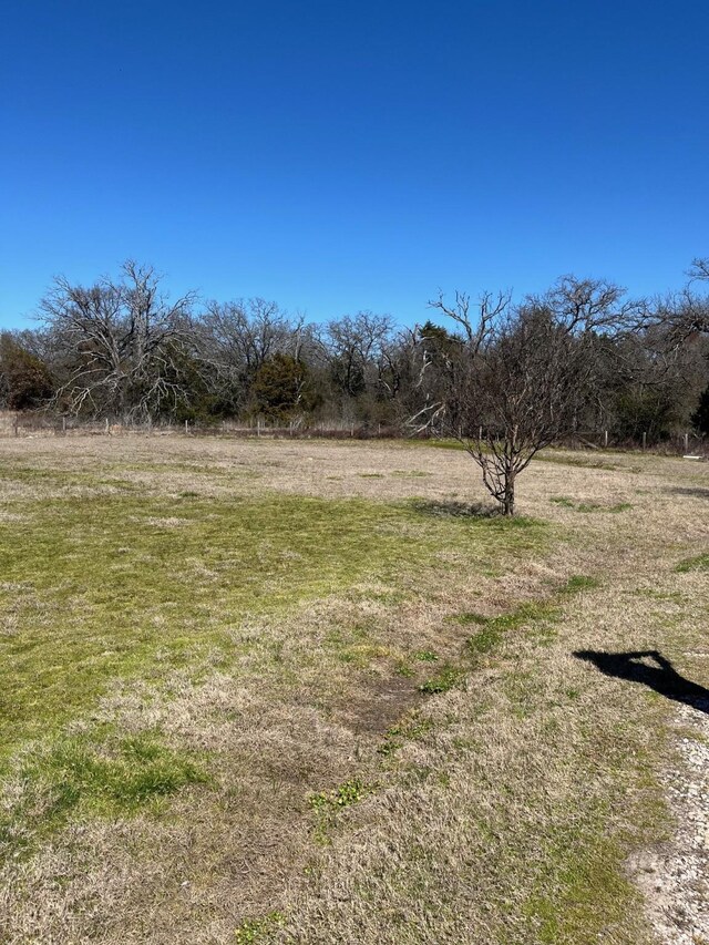 view of yard featuring a rural view