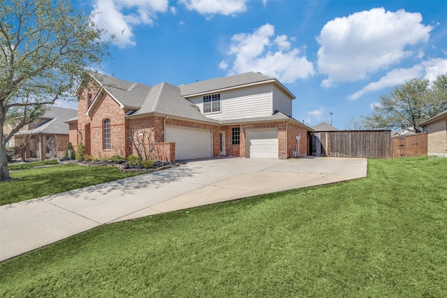 321 Westlake, Forney, TX 75126 - view of front facade featuring a shingled roof, brick siding, and a front yard
