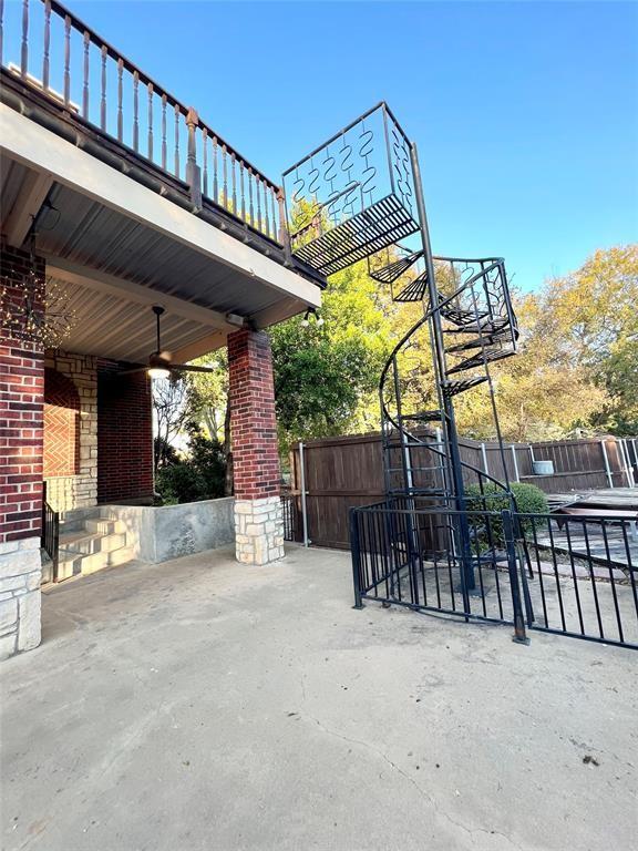 12900 Fm 121, Van Alstyne, TX 75495 - view of patio / terrace with fence