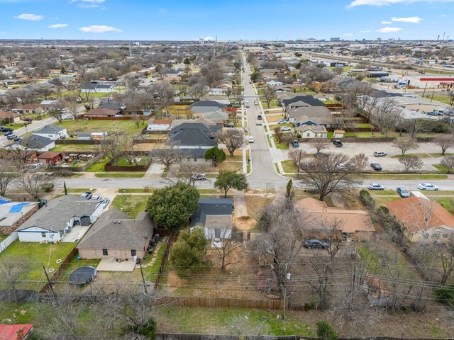 bird's eye view featuring a residential view