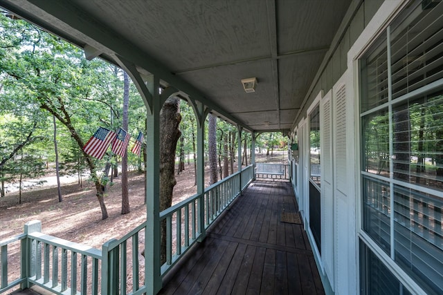 2682 Holly Trl E, Holly Lake Ranch, TX 75765 - view of wooden porch
