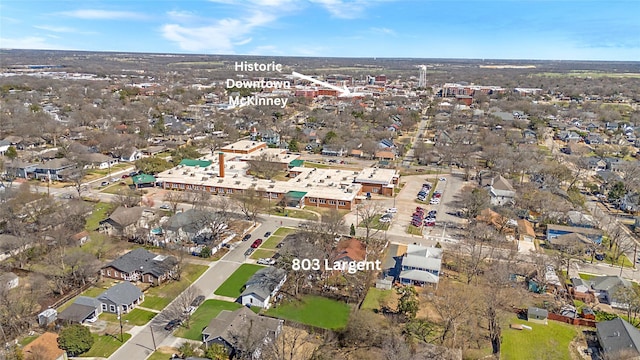 bird's eye view featuring a residential view