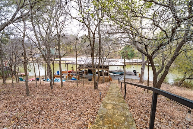 view of yard with playground community