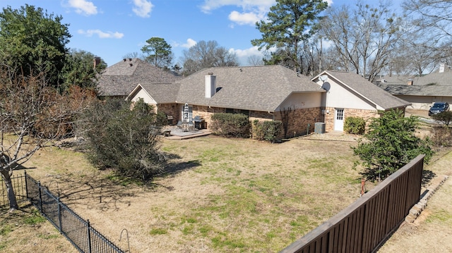 exterior space featuring fence