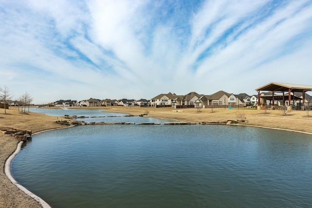 water view with a residential view