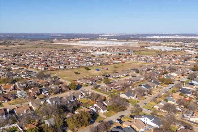 drone / aerial view featuring a residential view