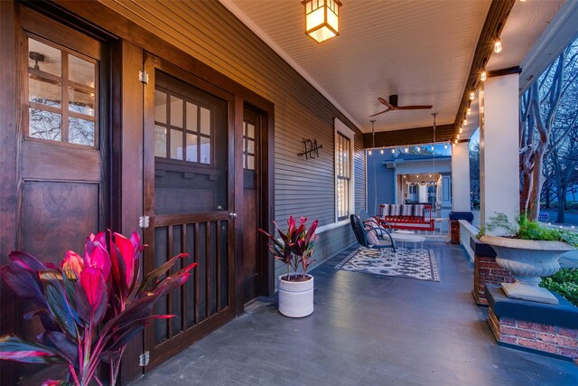 view of patio / terrace featuring a porch