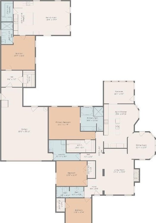 2118 Darby Dan Ct, Granbury, TX 76049 - room layout