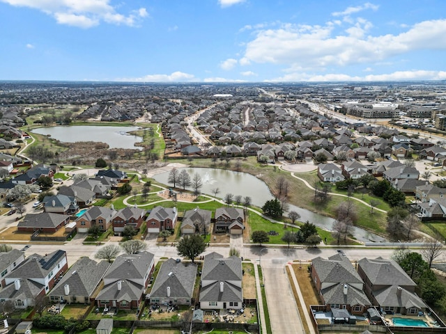 3532 Delaney Dr, Fort Worth, TX 76244 - aerial view of property and surrounding area featuring nearby suburban area and a large body of water