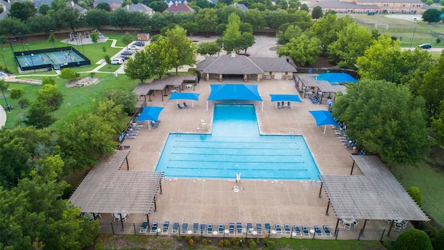 view of pool