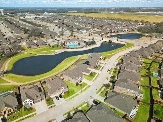 4303 Juniper Ln, Melissa, TX 75454 - aerial view featuring a residential view and a water view